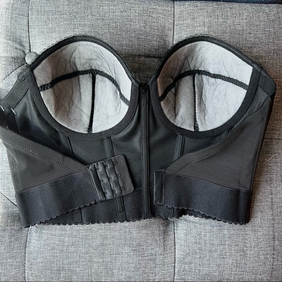 COPY - NWT Dominique Noemi Backless Strapless Balconette Bridal Bra Black Size … - Picture 10 of 16